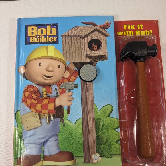 FIX IT WITH BOB: BOB'S HANDY HAMMER BOB THE BUILDER book By Golden Books RARE - Picture 1 of 10